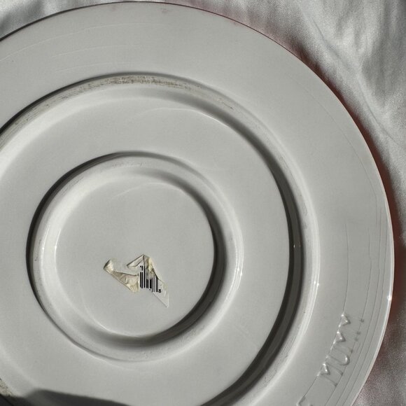 GUC Sakura Debbie Mumm Snowman Ceramic Trivet, 9.5 in., Pre-owned, Blue & White - Picture 16 of 16